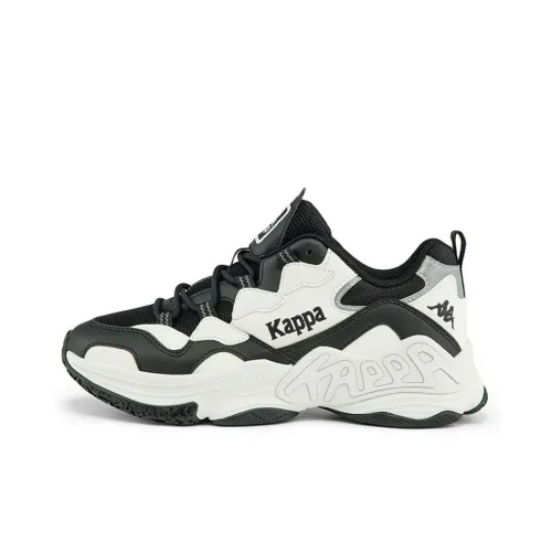 Kappa Casual Shoes Women's Low-Top Black/Korean White/Silver