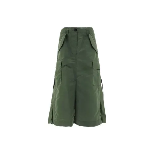 Sacai Casual Long Skirts Women's Green