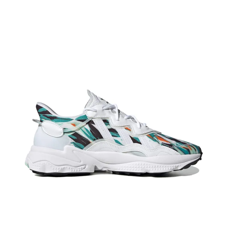 Adidas Ozweego Geometric Jungle Print White-1