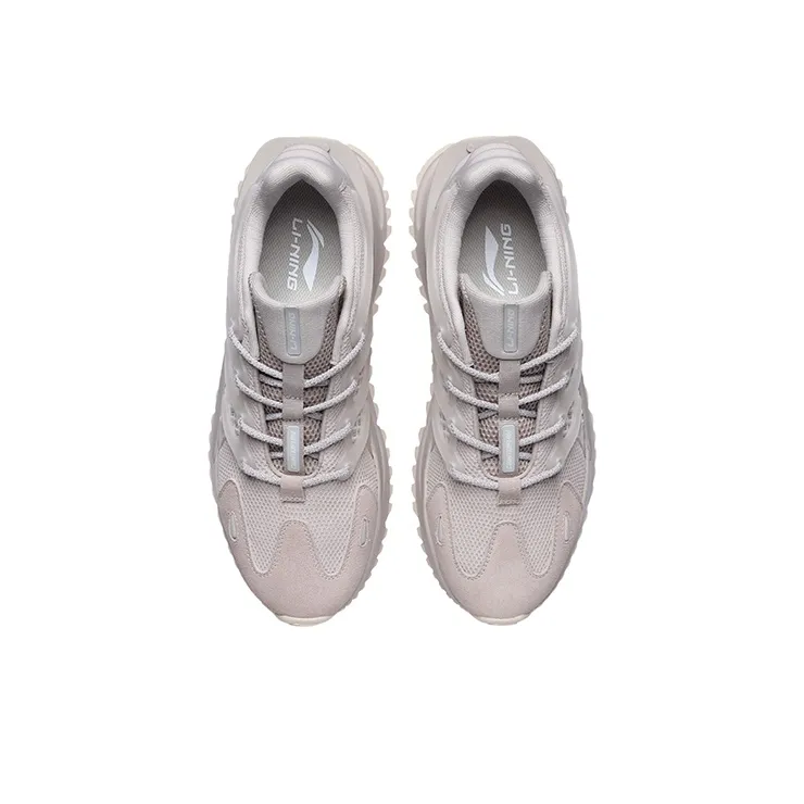 LINING CF Casual Shoes Men Low Top Silver Fish Gray-3
