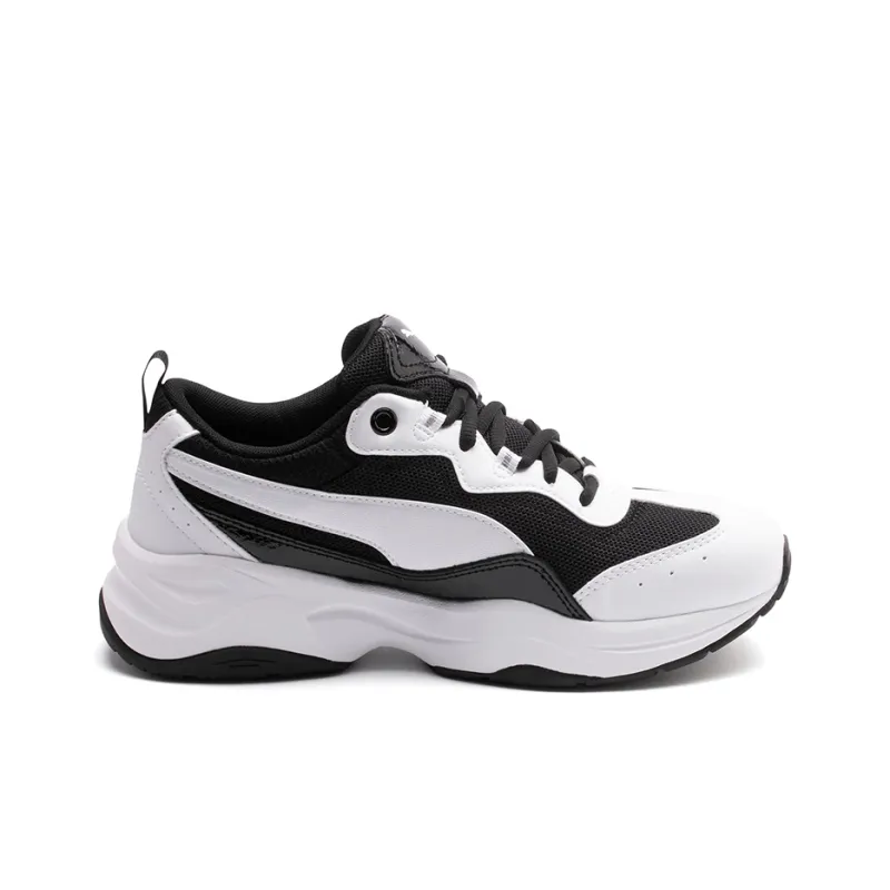 PUMA Cilia Patent White/Black Women's-1