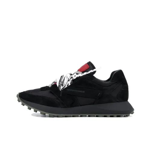 OFF-WHITE Arrow Casual Shoes Men Low-Top Black/White/Red