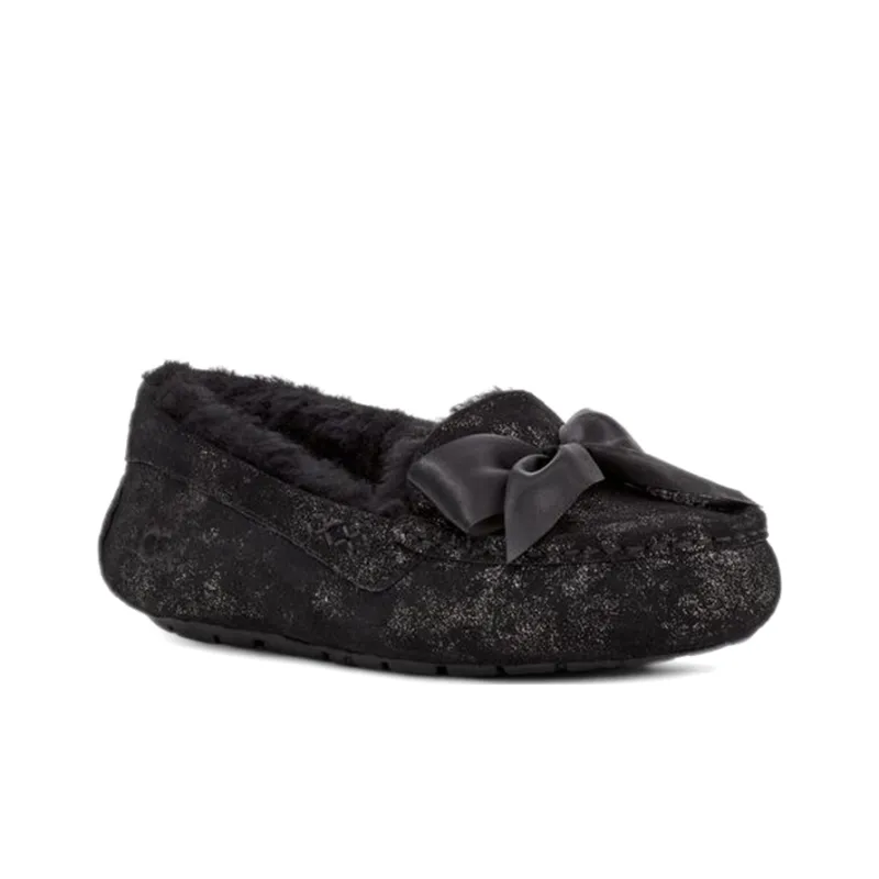 UGG Ansley Bow Glimmer 'Black' Women's-2
