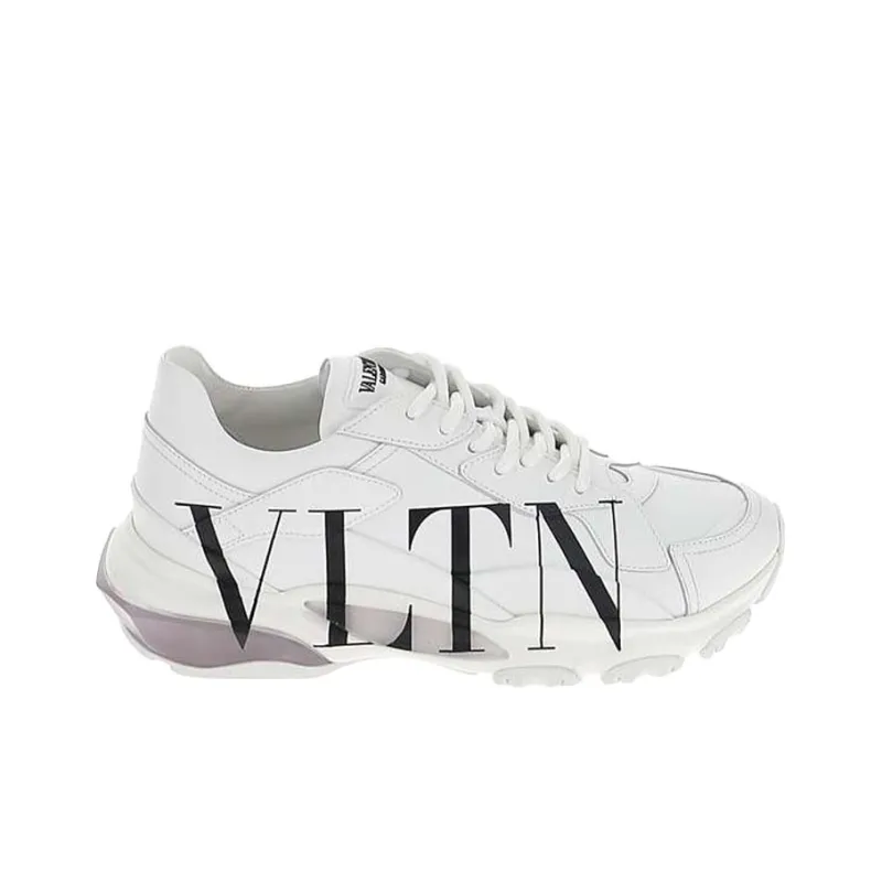 Valentino Bounce Anti Slip Wear Resistant Low Top Casual Shoes Men's White-1