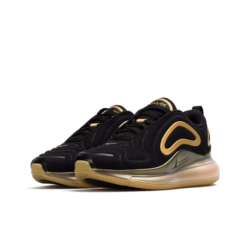 Nike Air Max 720 Black Metallic Gold-2