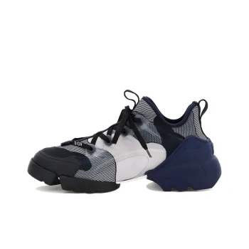 DIOR D-Connect Casual Shoes Women's Low-Top Dark Blue