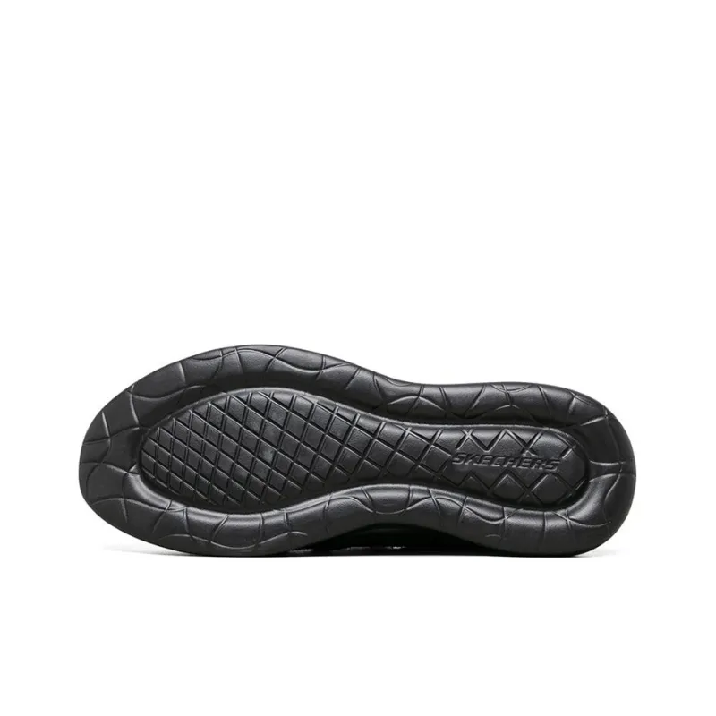 Skechers Lattimore Breathable Low-Top Casual Shoes Men's All Black-4