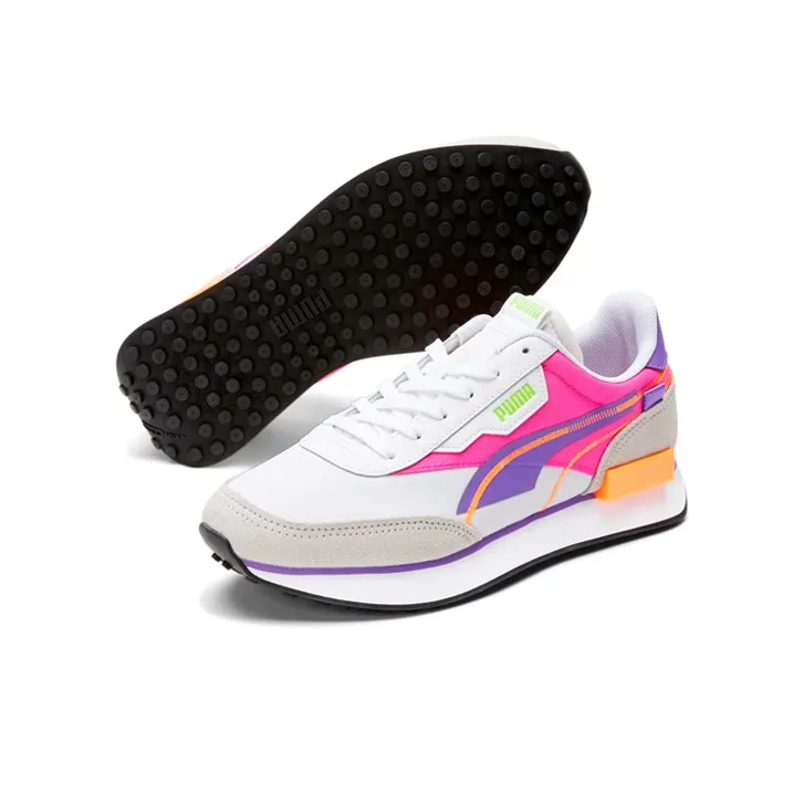 PUMA Future Rider Twofold 'White Luminous Purple' Women's-3