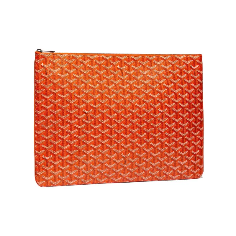 GOYARD SENAT Canvas With Leather Toiletry Bags Storage Bags Clutch Large Size Unisex 11 Colors-9