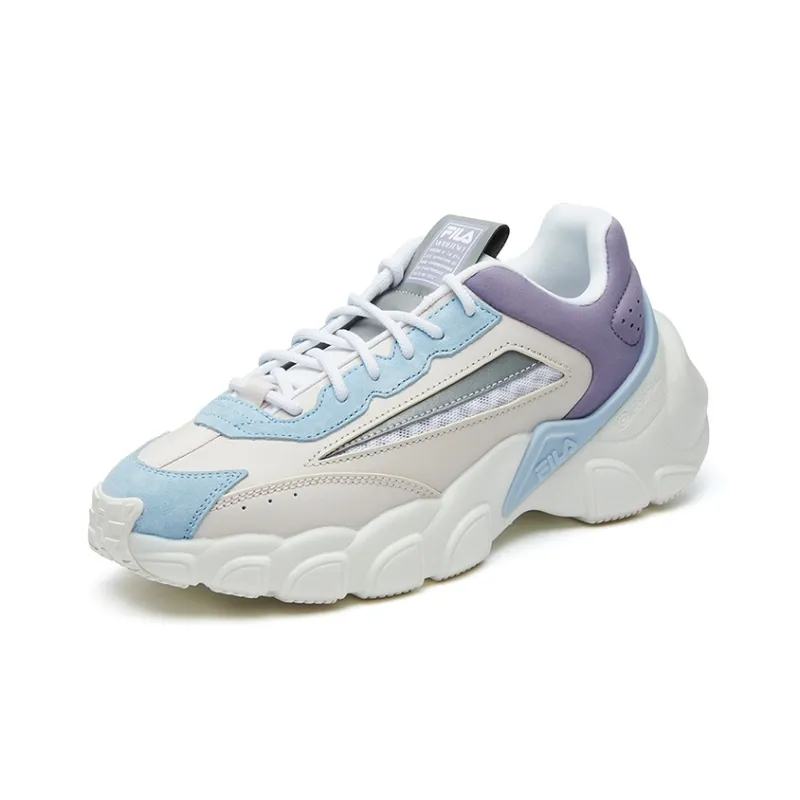 FILA Low Top Daddy Shoes Pink/Purple Women's-1