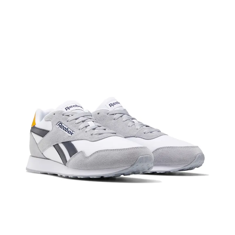 Reebok Royal Ultra Casual Shoes Unisex Low Top White/Gray/Blue/Yellow-2