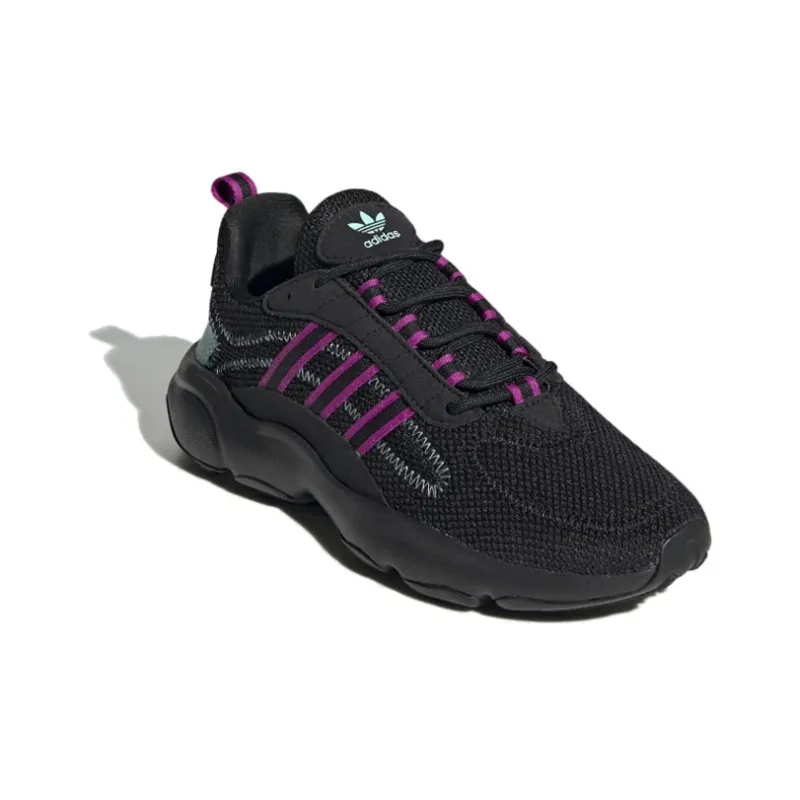 Adidas Haiwee Black Vivid Pink Clear Aqua Women's-2