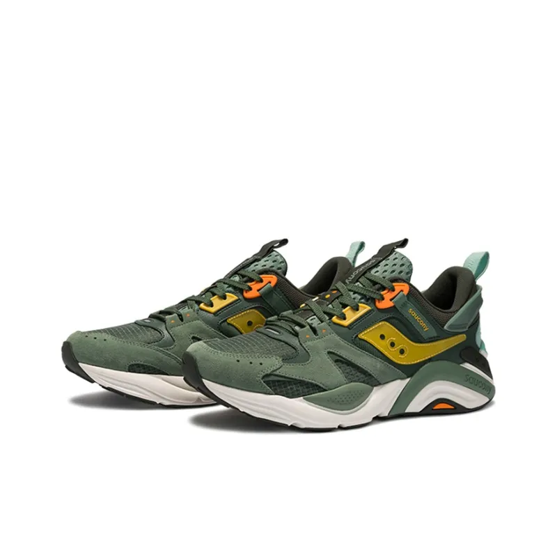 Saucony Gram 9000 Winter Cushioning Anti Slip Wear Resistant Breathability Low Top Casual Shoes Men's Green-2