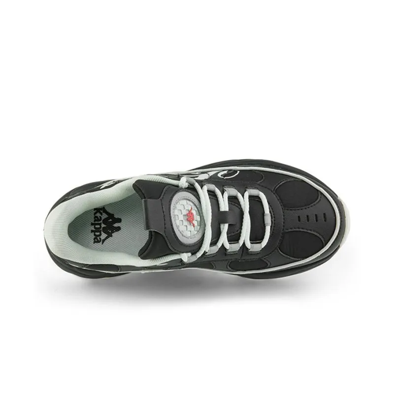 Kappa Cushioning Anti Slip And Wear Resistant Low Top Casual Shoes Unisex Black-2