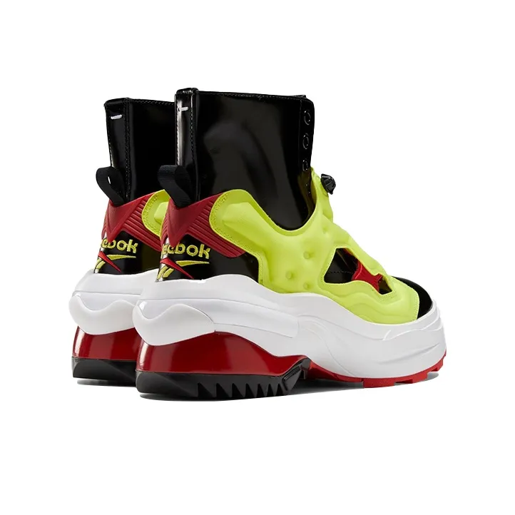 Reebok Maison Margiela X InstaPump Fury Tabi 'Black Yellow Red'-3