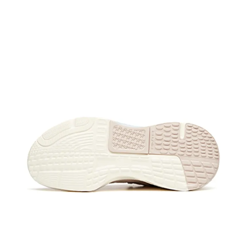 Anta Life Collection MIX Fission Cushioning Anti Slip And Wear Resistant Low Top Sports Casual Shoes Women's Ecru-5