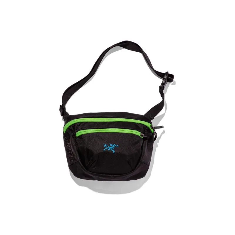 Arcteryx Nylon Sling Bags One Shoulder Crossbody Fanny Pack Regular Unisex Black-1