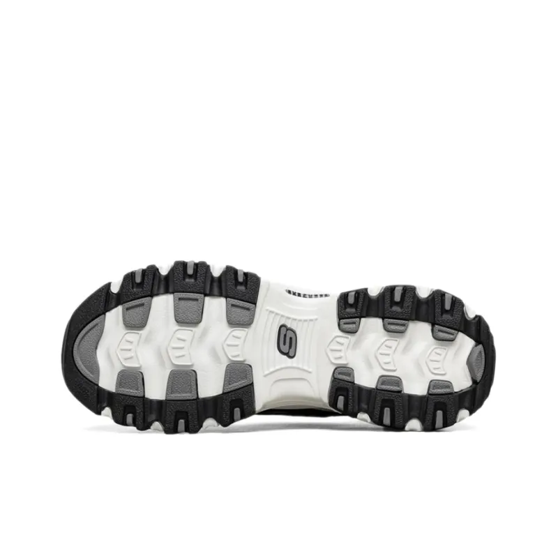 Skechers D'lites 1.0 Running Shoes Black/White/Grey Women's-4