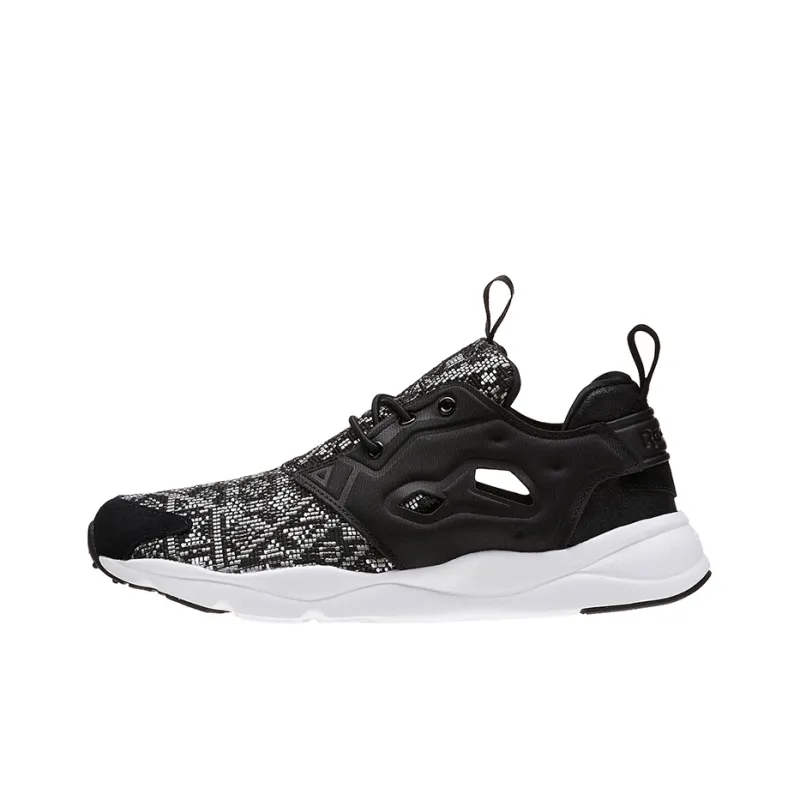 Reebok Furylite Gt Running Shoes Black/White/Grey Women's-0
