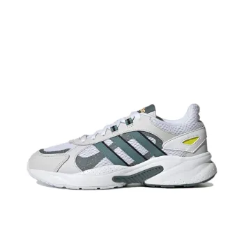 Adidas Neo Crazychaos Shadow Cushioning Slip Resistant Low Top Casual Shoes Men's White Gray Green