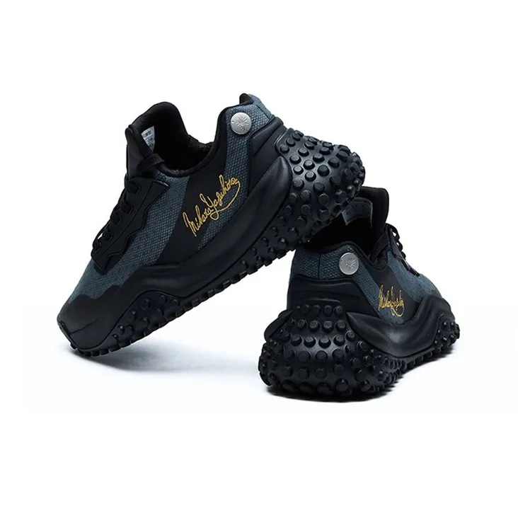 MIHARA YASUHIRO x FILA FM 9 Cushioning Anti Slip And Wear Resistant Low Top Casual Shoes Men's Dark Slate-4
