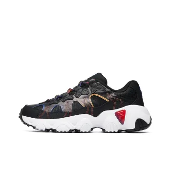 FILA Jagger Retro Running Shoes Black/Orange