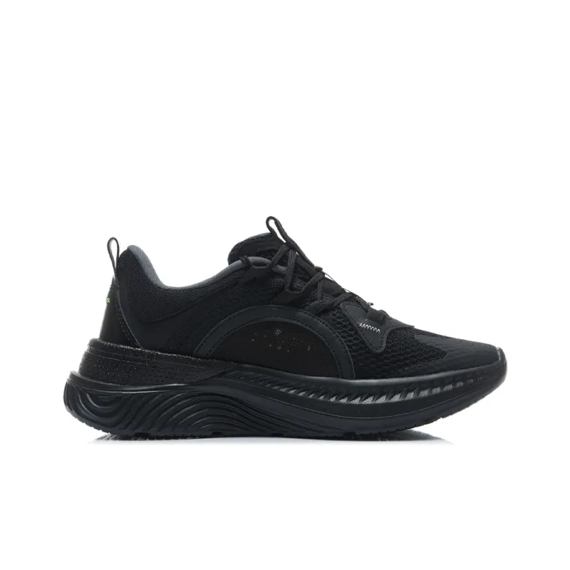 LiNing Spark Cushioning Anti-Slip Wear-Resistant Breathable Lightweight Rebound Low-Top Sports Casual Shoes Black-1