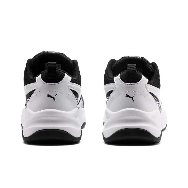 PUMA Cilia Patent White/Black Women's-3