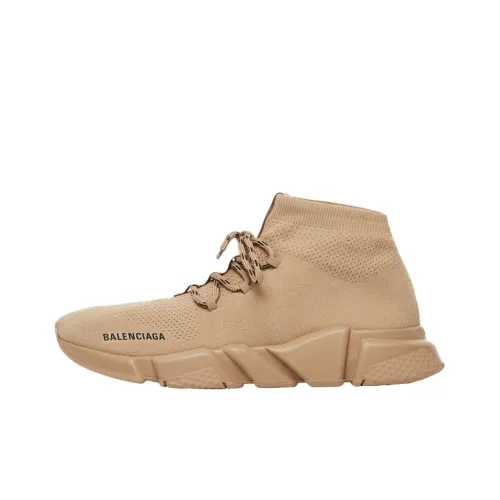 Balenciaga Speed Lace Up Triple Beige Women's