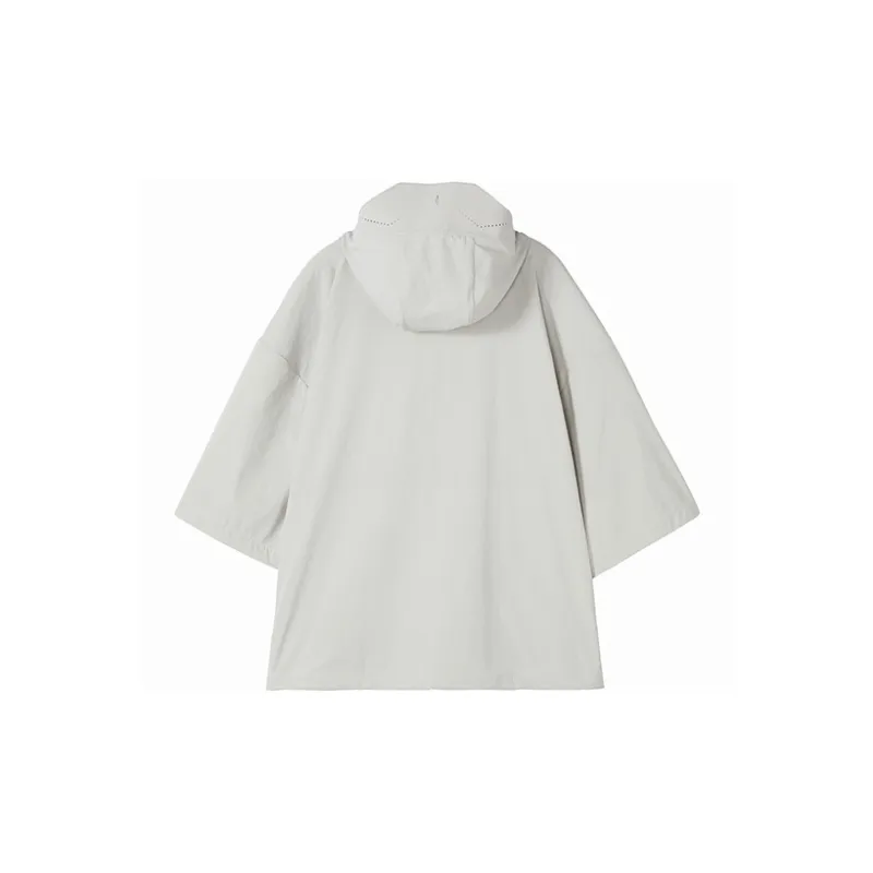 NORVINCY Breathable Solid Color Hooded Short Sleeved T Shirts Unisex-5