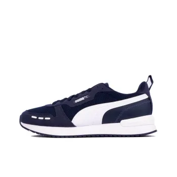 PUMA R78 Adp Cushioned Slip-Resistant Breathable Low-Top Casual Shoes Men's Blue White
