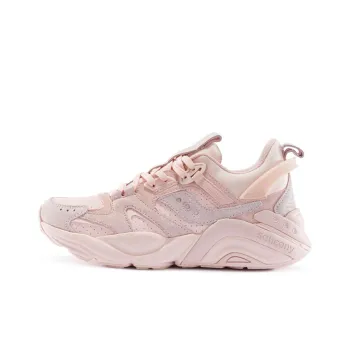 Saucony Gram 9000 Winter Cushioning Anti Slip Wear Resistant Breathability Low Top Casual Shoes Women's Pink Standard M