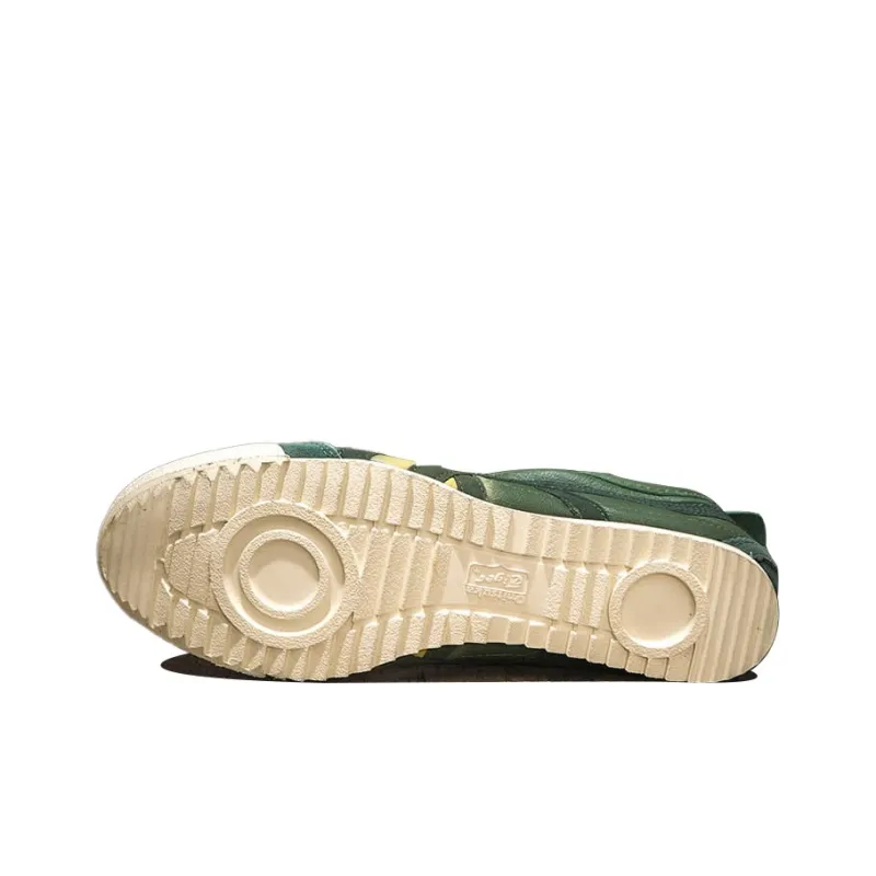 Onitsuka Tiger Limber UD Prestige Casual Shoes Women's Low Top Green/Yellow-4