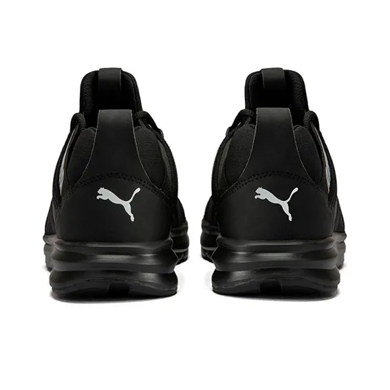 PUMA Enzo Max Black Low Tops Sports Shoe 'Black White'-3
