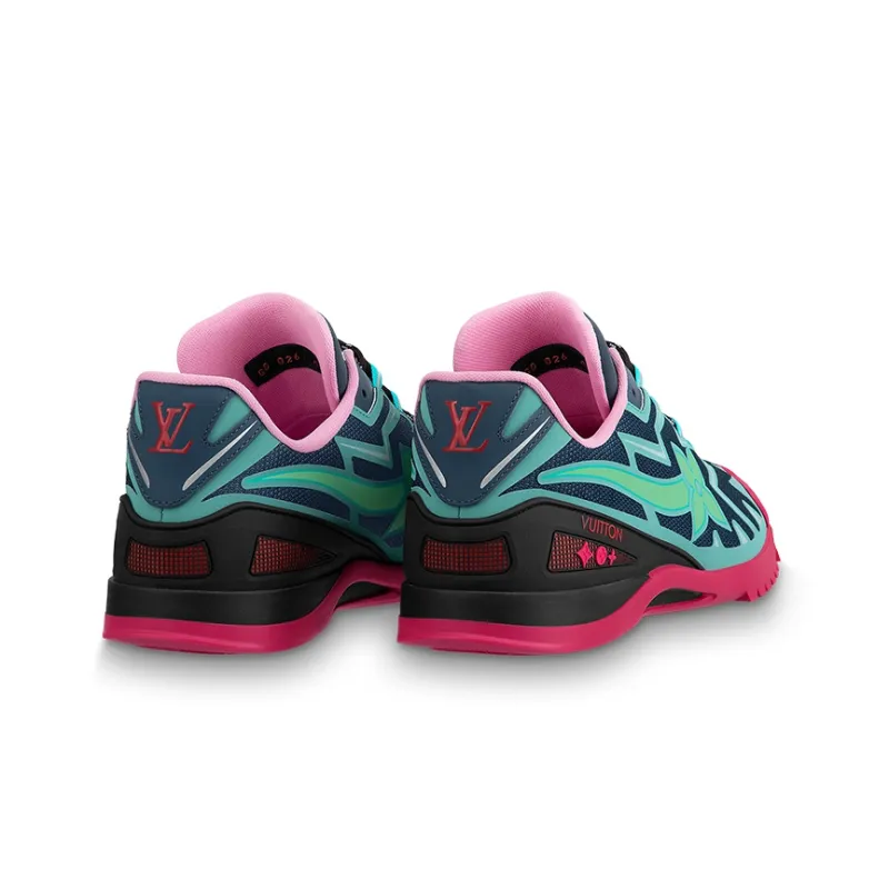 LOUIS VUITTON Lv Sprint Sneakers 'Teal'-3