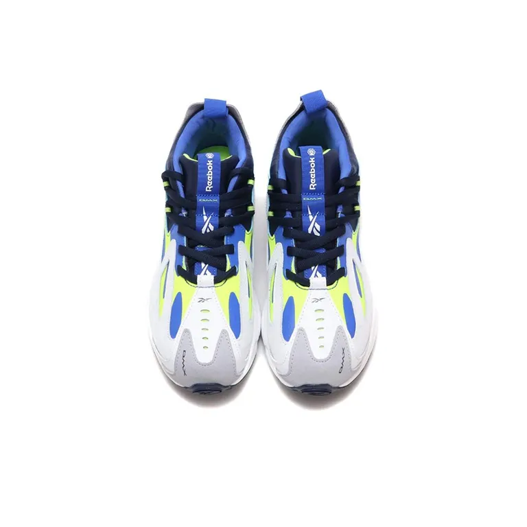 Reebok Dmx 1200 Low White Lime Navy-3