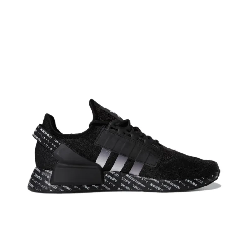 Adidas Originals Nmd R1 V2 Script Black-1