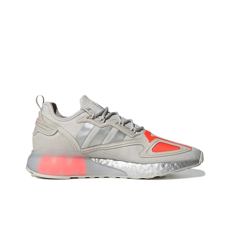 Adidas Zx 2K Boost Grey One Solar Red-1