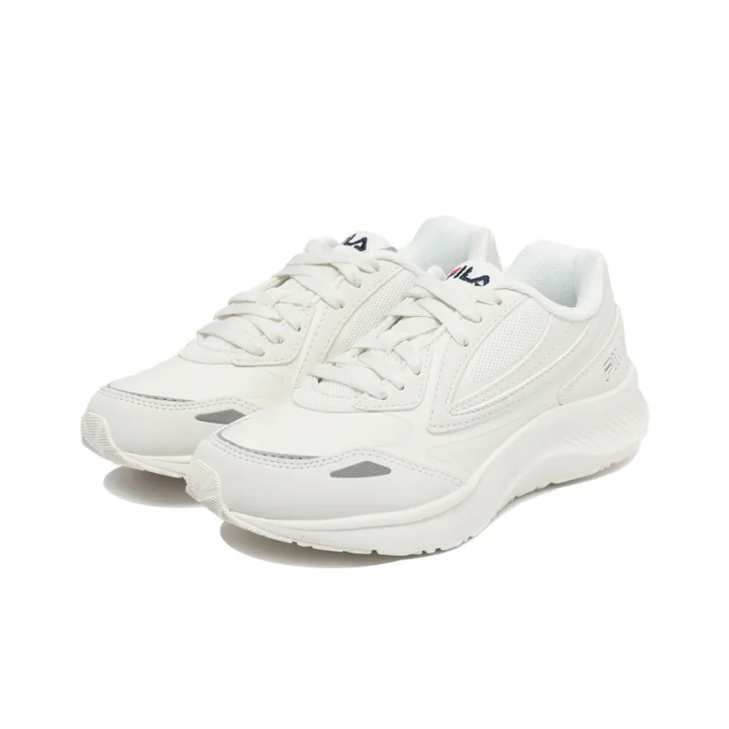 FILA Shock Absorbers Slip Resistant, Abrasion Resistant, Breathable Low Top Casual Shoes Unisex Ecru-1