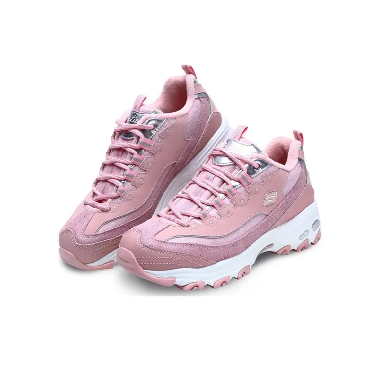 Skechers D'lites Sports Shoes Pink/Red/White Women's-2