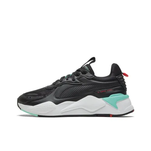 PUMA RS-X Casual Shoes Unisex Mid-Top Black/Green