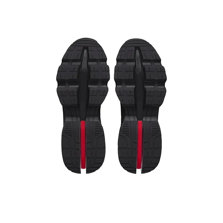 PRADA Collision Cross Abrasion Resistant, Breathable, Lightweight Low Top Casual Shoes Men's Black-4