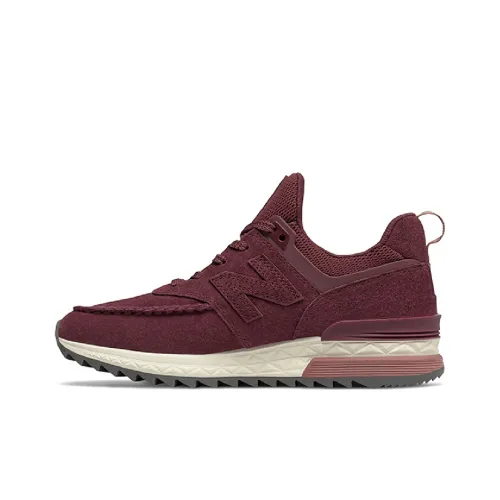 New Balance 574 Sport Burgundy Women's