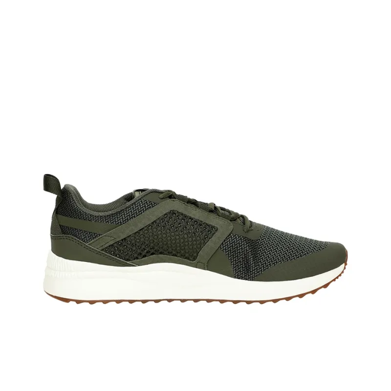 PUMA Pacer Next Net Low Running Shoes Armygreen 'Army Green White' Women's-1