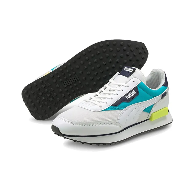 PUMA Future Rider Sprint 'White Scuba Blue'-4