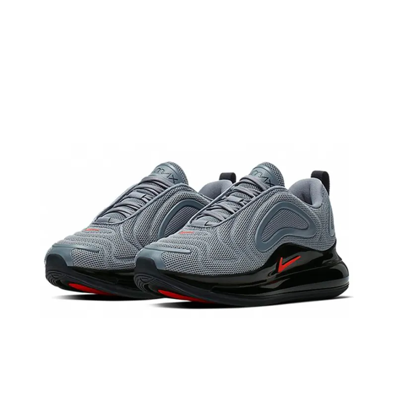 Nike Air Max 720 Cool Grey Bright Crimson GS-2