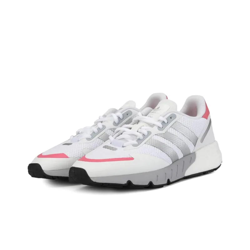 Adidas Zx 1K Boost White Silver Metallic Women's-2