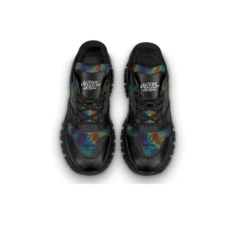 LOUIS VUITTON 2054 Trail Sneakers 'Black Iridescent'-3