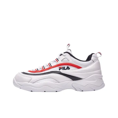 FILA Ray Casual Shoes Women's Low-Top White/Fire Red