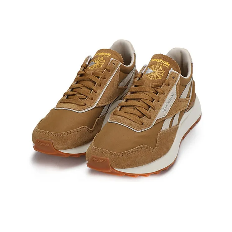Reebok Classic Leather Running Shoes Brown-2